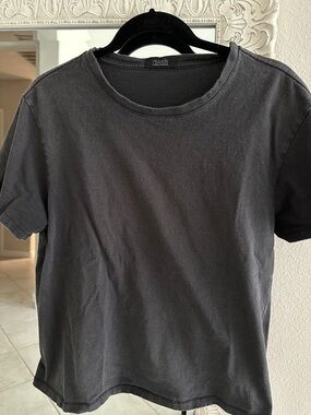 nuuds Faded Black Short Sleeve Crew Neck Tee